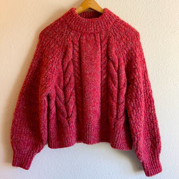 Mock Neck Cable Knit Sweater by Universal Thread - Picture 1 of 6